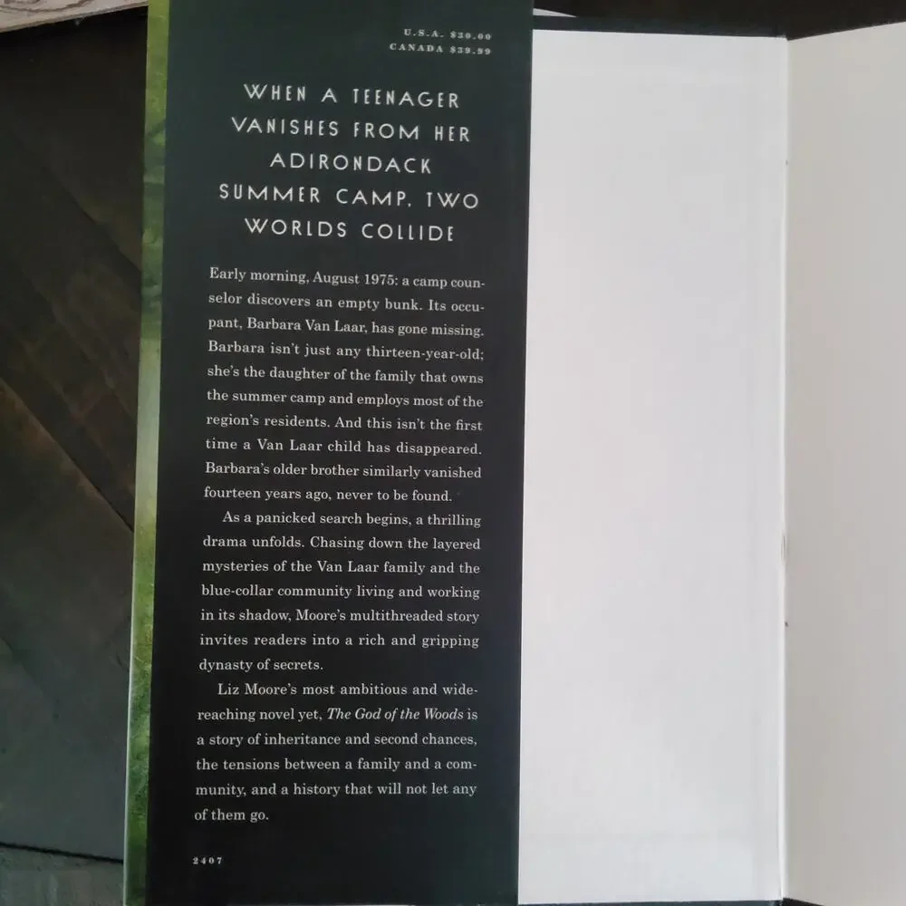 The God of The Woods by Liz Moore Hardcover Book